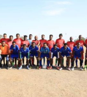   The football match among the Public Universities in Tigray taken place as per the schedule in Arid Stadium MU today March 6/2024.